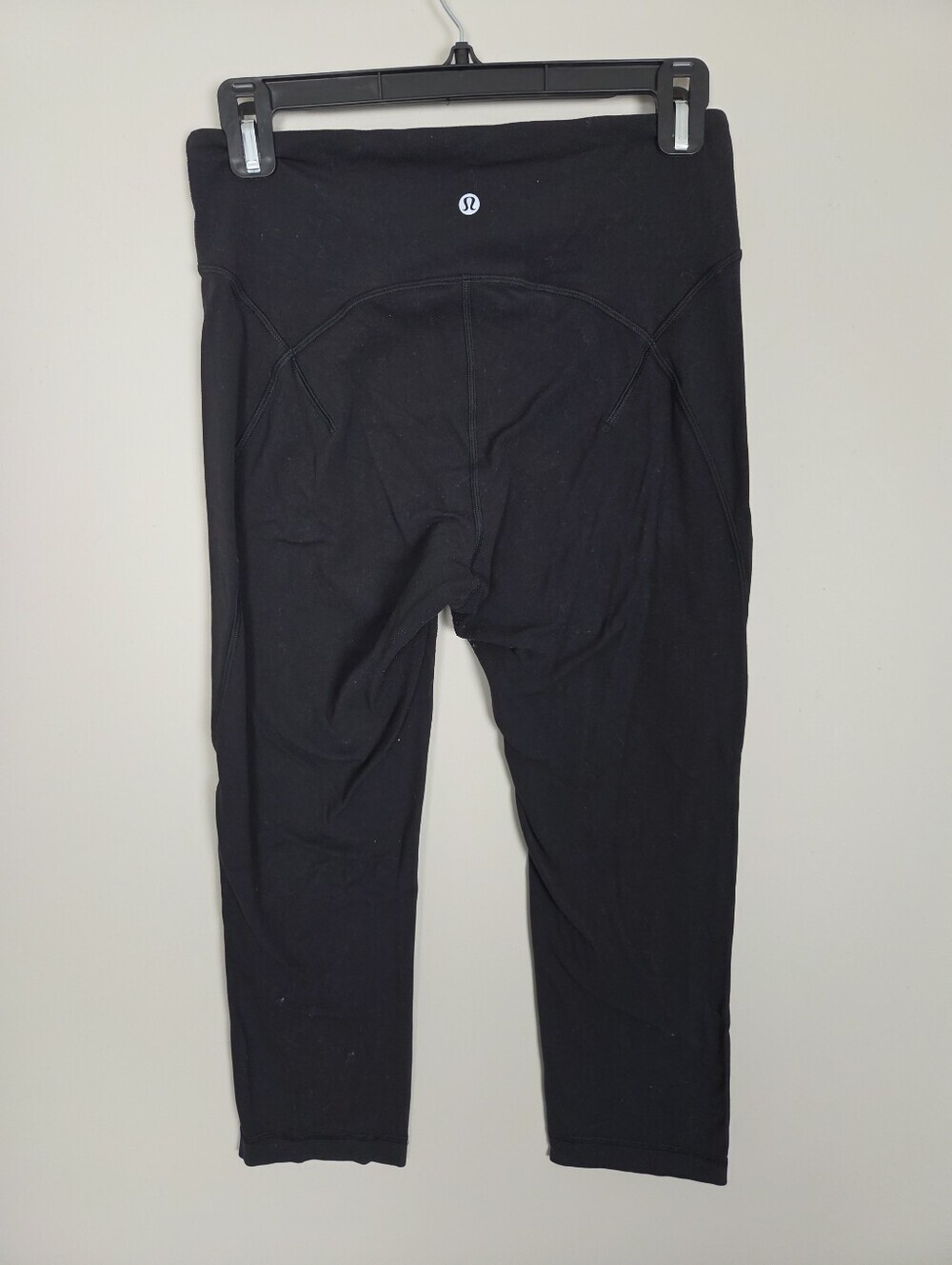 Lululemon Get Centred High Rise Crop 21" Womens 8 Black Leggings Athletic - Picture 5 of 9